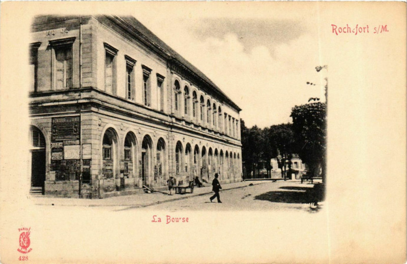 Carte postale ancienne Rochefort-sur-Mer - La Bourse à Rochefort