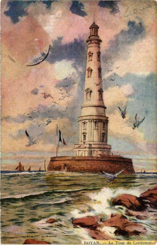 Carte postale ancienne Royan - Le Tour de Cordouan à Royan