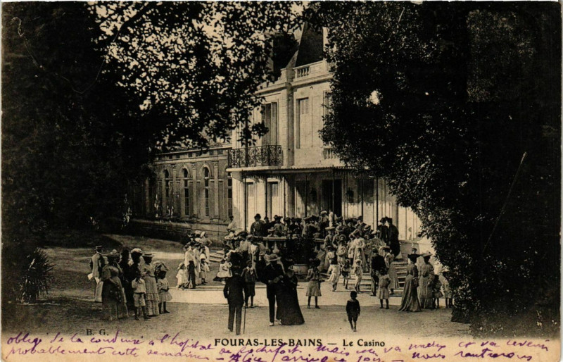 Carte postale ancienne Fouras - les-Bains - Le Casino à Fouras