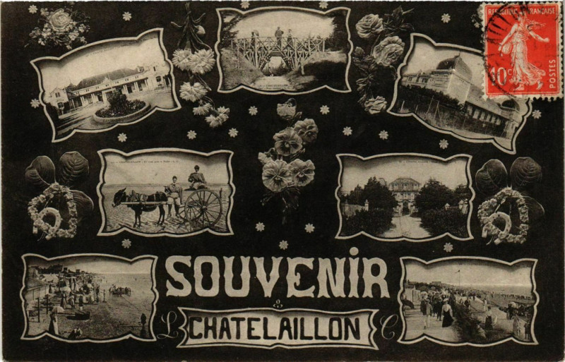 Carte postale ancienne Souvenir l'Chatellaillon