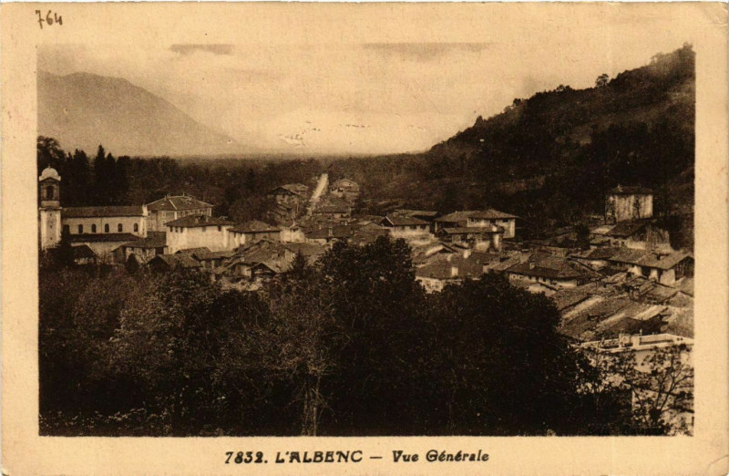 Carte postale ancienne L'Albenc - Vue Générale