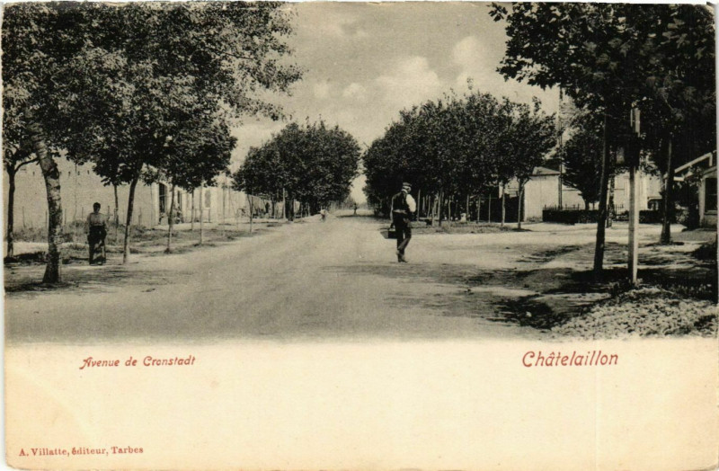 Carte postale ancienne Avenue de Cronstadt - Chatelaillon