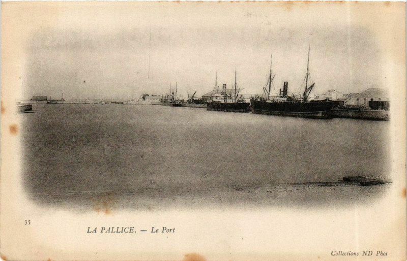 Carte postale ancienne La Pallice - Le Port