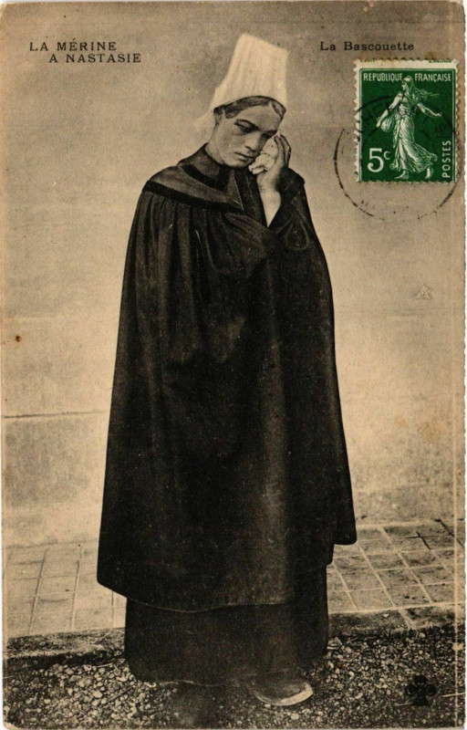 Carte postale ancienne La Mérine - A Nastasie - La Bascouette