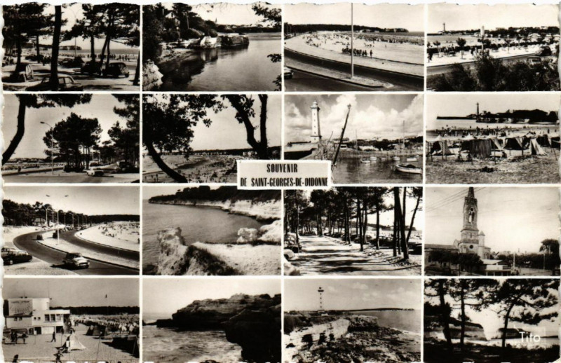 Carte postale ancienne Saint-Georges-de-Didonne - Vues Principales - Scenes à Saint-Georges-de-Didonne