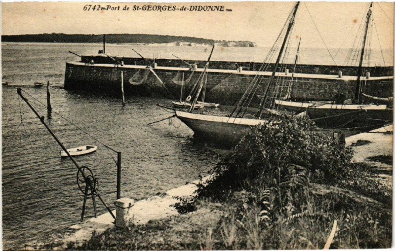 Carte postale ancienne Saint-Georges-de-Didonne - Port de Saint-Georges-de-Didonne à Saint-Georges-de-Didonne