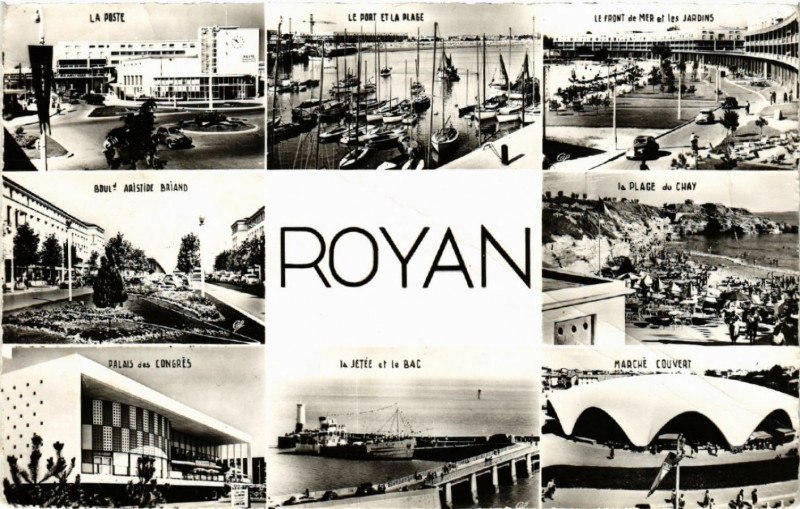 Carte postale ancienne Royan - Scenes à Royan
