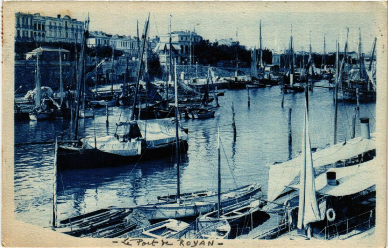 Carte postale ancienne Royan - Le Port à Royan