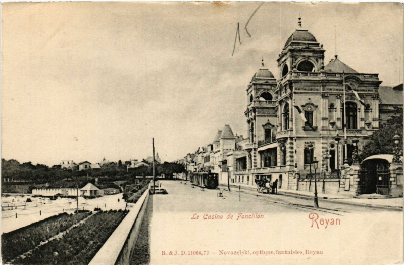 Carte postale ancienne Royan - Le Casino de Foncillon à Royan
