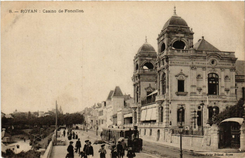 Carte postale ancienne Royan - Casino de Foncillon à Royan