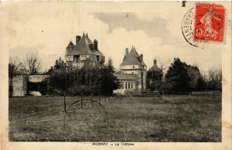 Carte postale ancienne Mornay - Le Chateau