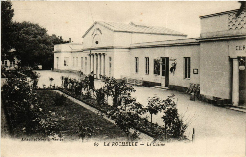 Carte postale ancienne La Rochelle - Le Casino à La Rochelle