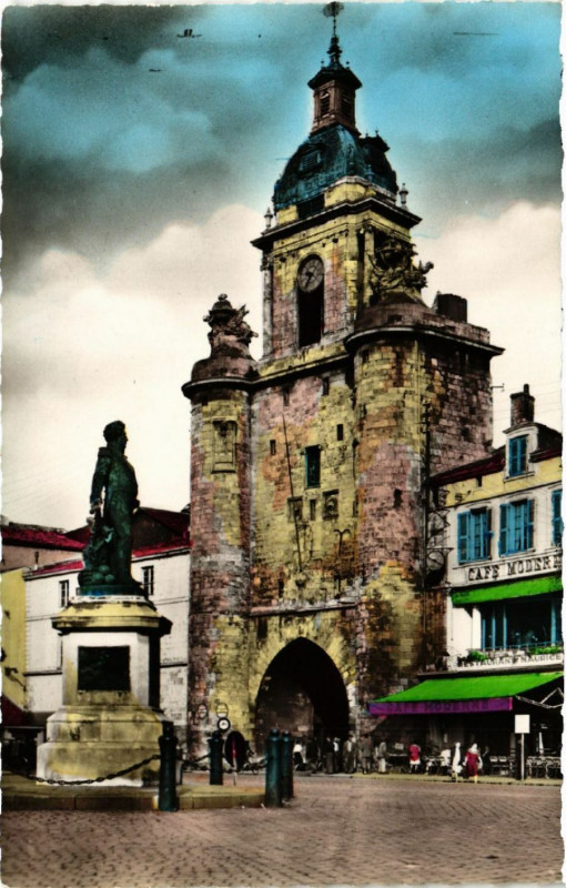 Carte postale ancienne La Rochelle - Grosse Horloge à La Rochelle