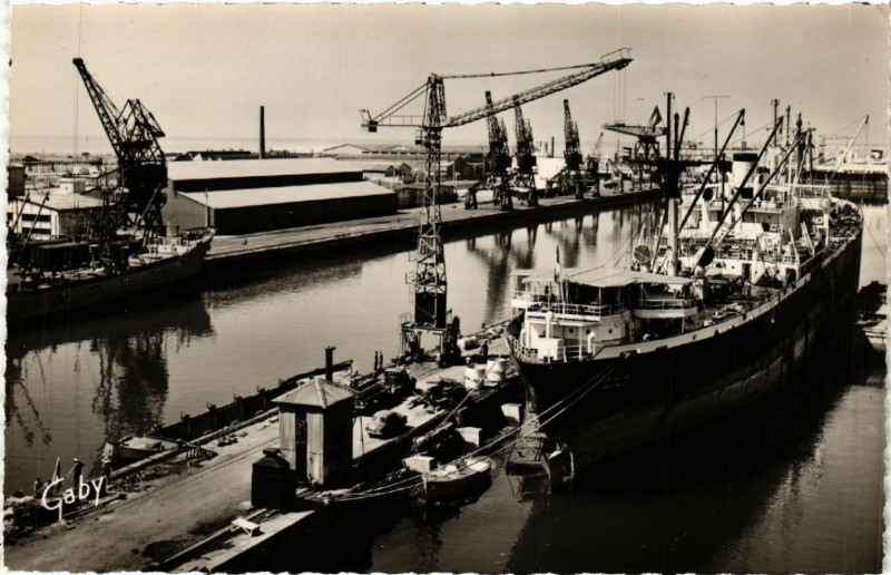 Carte postale ancienne La Pallice - Le Port