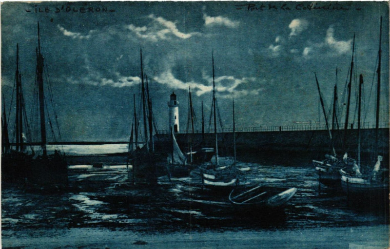 Carte postale ancienne La Cotiniere - Ile d'Oleron - Port de La Cotiniere