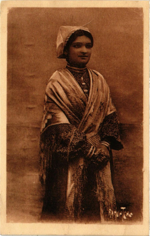 Carte postale ancienne L'Aunis et Stonge - Costume Retais