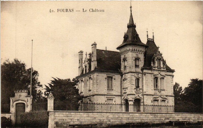 Carte postale ancienne Fouras - Le Chateau à Fouras