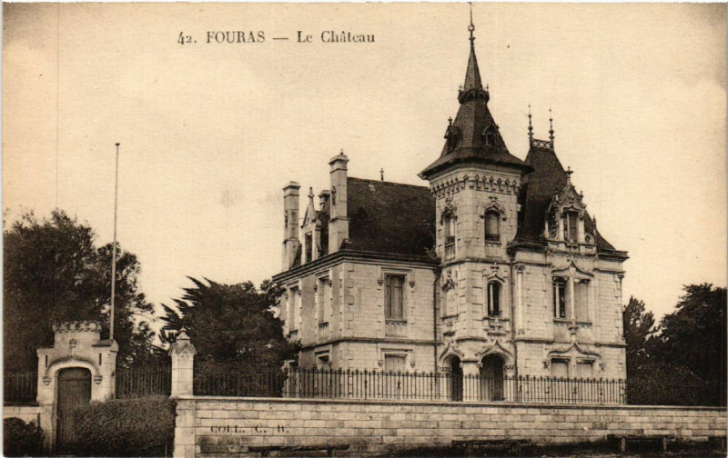 Carte postale ancienne Fouras - Le Chateau à Fouras
