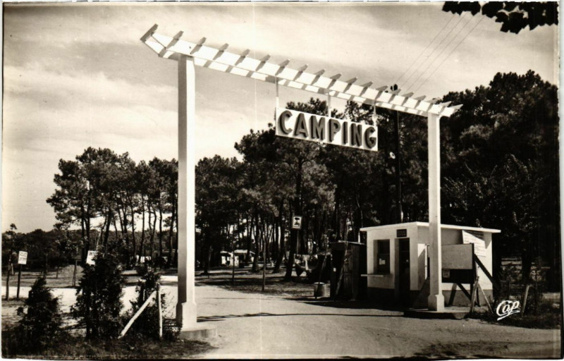 Carte postale ancienne Fouras - Le Camping du Cadoret à Fouras