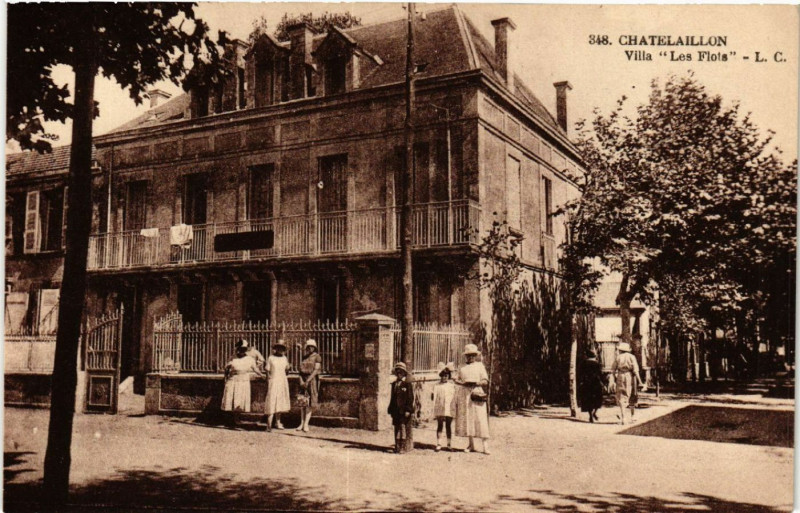Carte postale ancienne Chatelaillon - Villa Les Flots