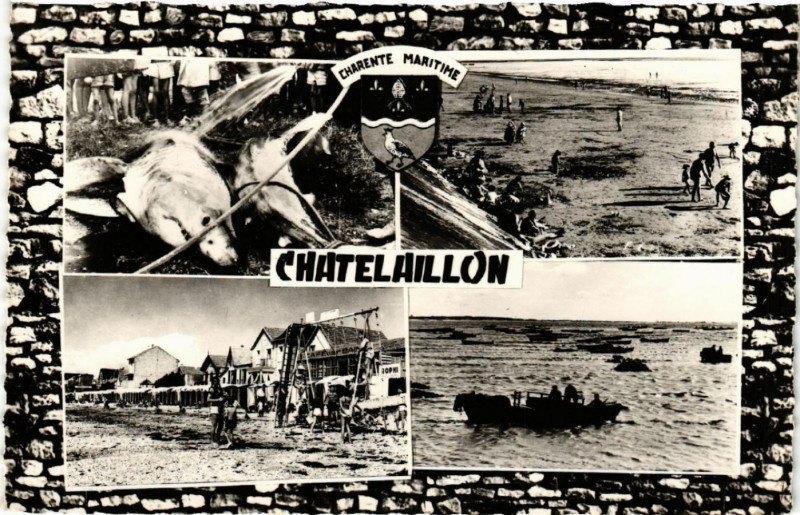 Carte postale ancienne Chatelaillon - Scenes