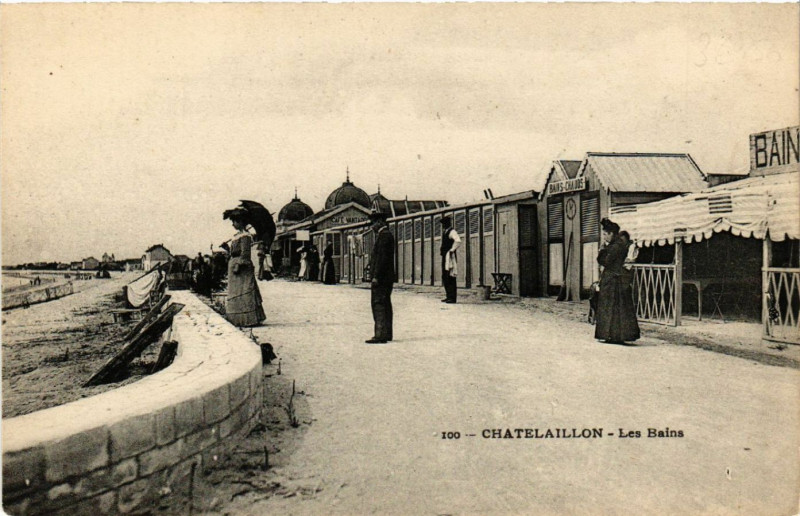 Carte postale ancienne Chatelaillon - Les Bains