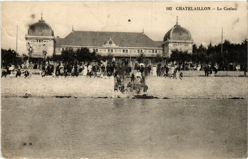 Carte postale ancienne Chatelaillon - Le Casino