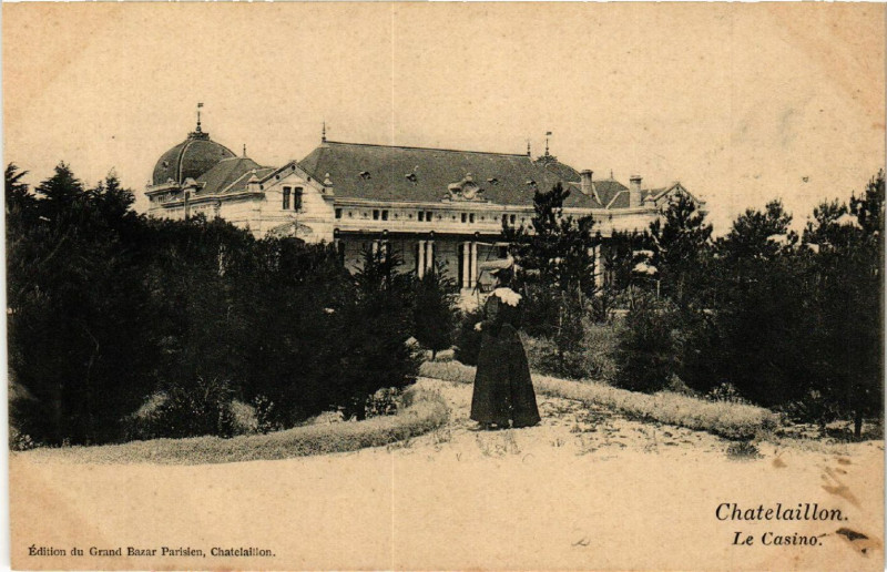 Carte postale ancienne Chatelaillon - Le Casino