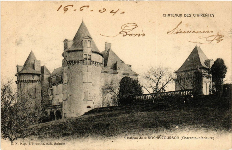 Carte postale ancienne Chateau de la Roche-Courbon