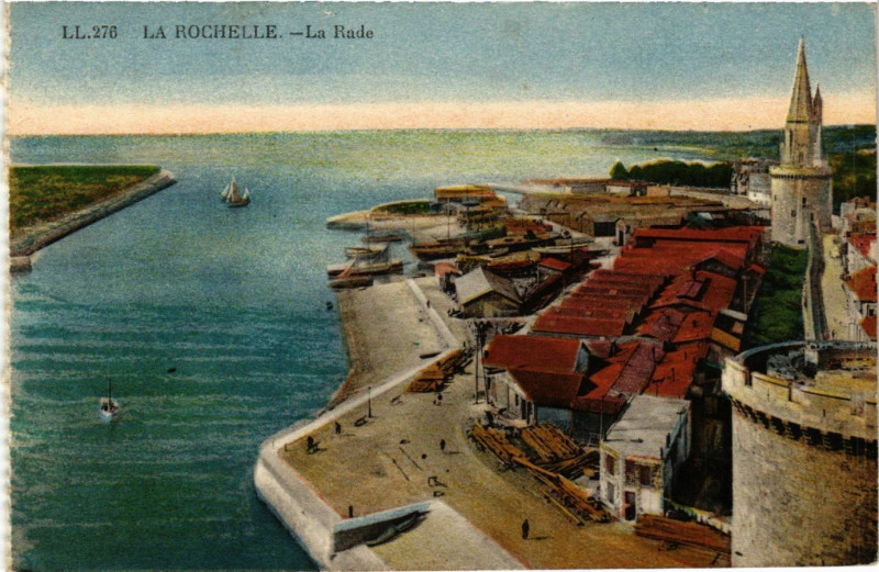 Carte postale ancienne La Rochelle - La Rude à La Rochelle