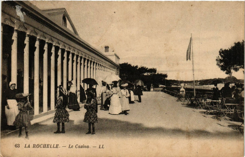Carte postale ancienne La Rochelle - Le Casino à La Rochelle