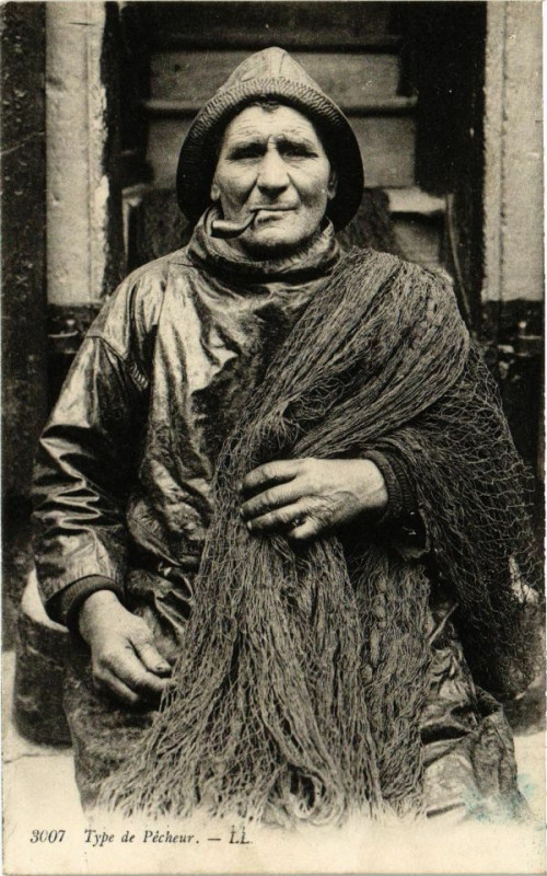 Carte postale ancienne Type de Pécheur
