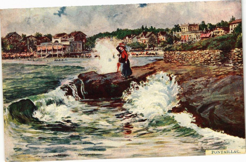 Carte postale ancienne Pontaillac