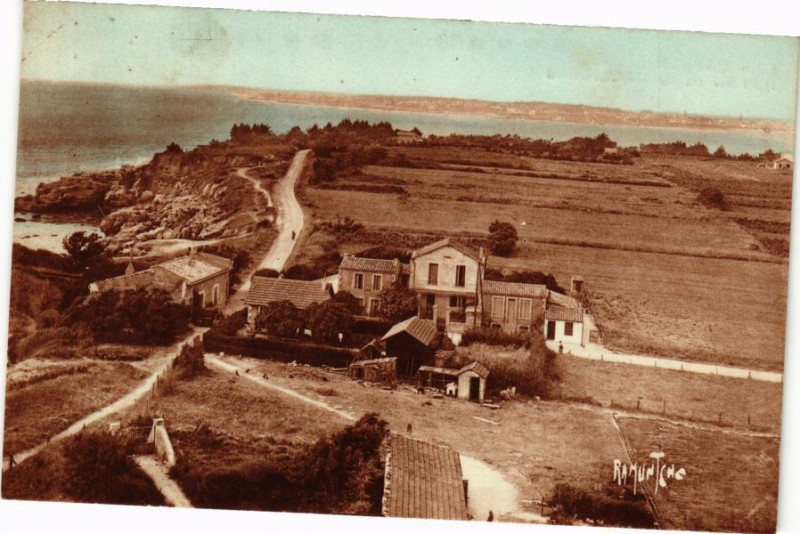 Carte postale ancienne Cote d'Argent - Royan vu de Vallieres - Ci-Saint-Saujon Saint-Georges à Royan