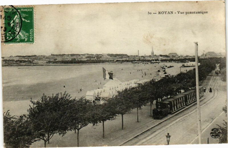 Carte postale ancienne Royan - Vue panoramique à Royan
