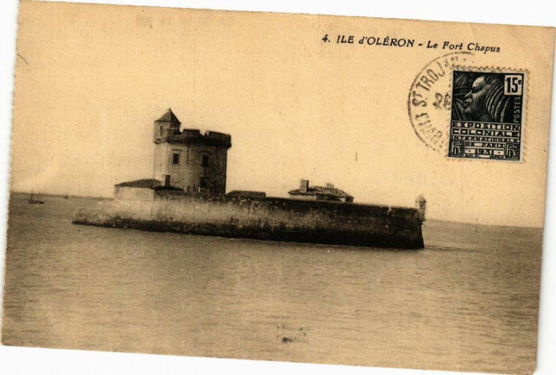 Carte postale ancienne Ile d'Oleron - Le Fort Chapus