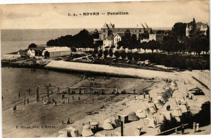 Carte postale ancienne Royan - Foneillon à Royan