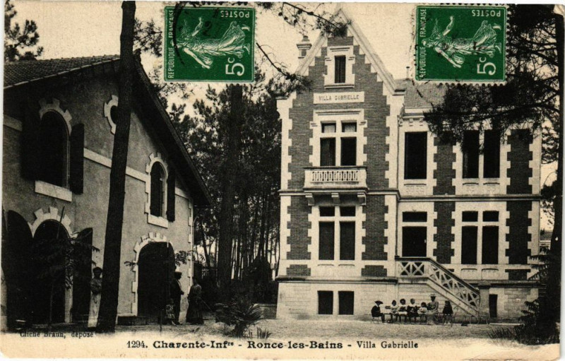Carte postale ancienne Ronce-les-Bains - Ville Gabrielle