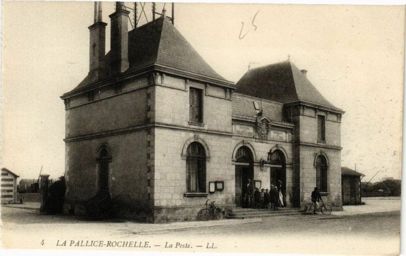 Carte postale ancienne La Pallice-Rochelle - La Poste