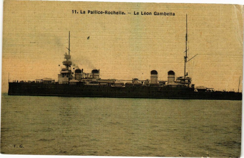 Carte postale ancienne La Pallice-Rochelle - Le Léon Gambetta