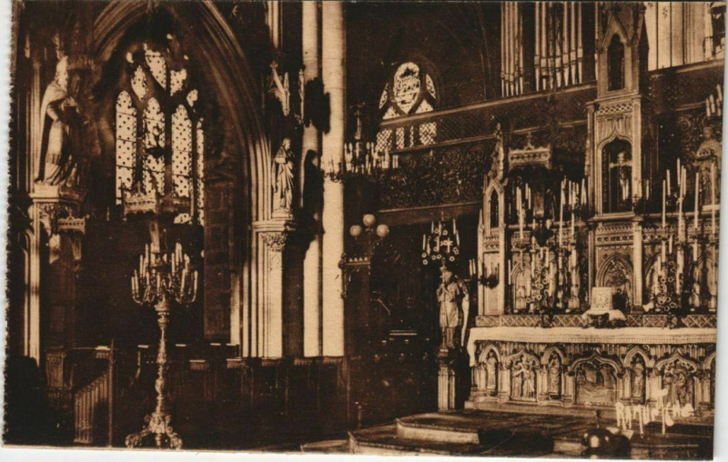 Carte postale ancienne Cognac- Eglise Saint-Leger France à Cognac