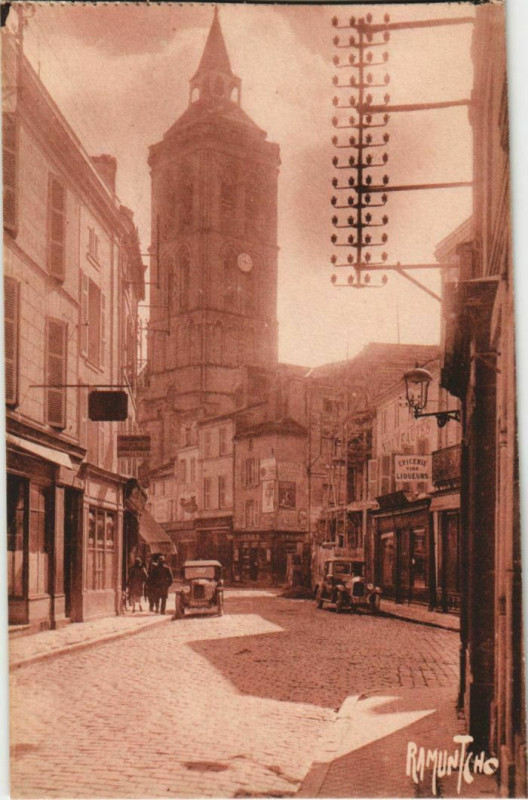 Carte postale ancienne Cognac- Eglise Saint-Leger France à Cognac