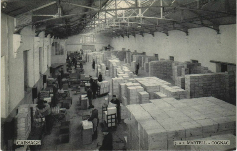 Carte postale ancienne Cognac- Caissage France à Cognac