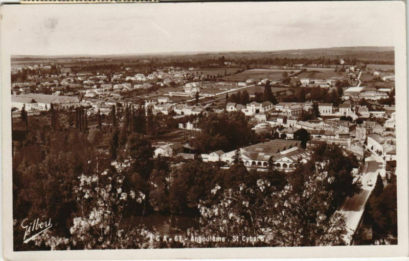Carte postale ancienne Angouleme- Saint-Cybard France à Angoulême