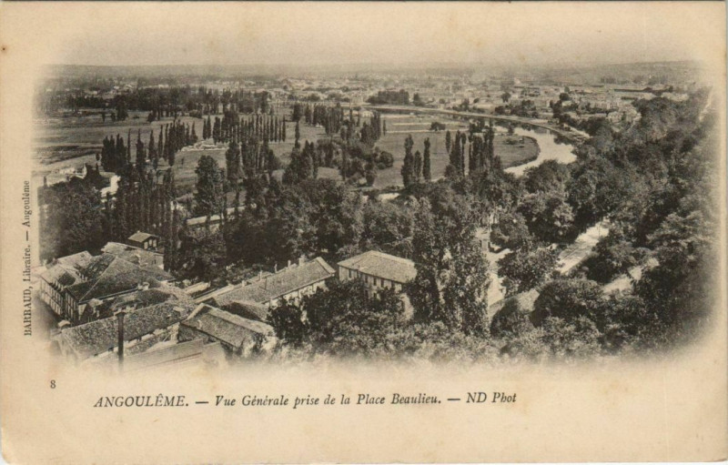 Carte postale ancienne Angouleme- vue generale France à Angoulême