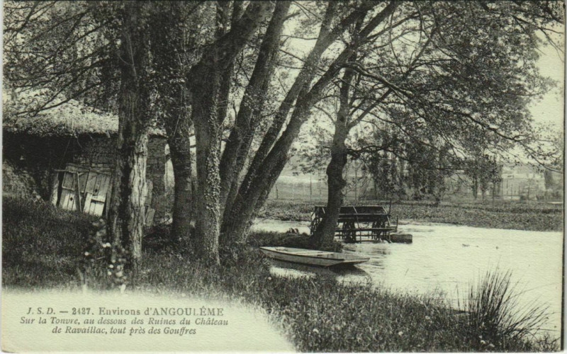 Carte postale ancienne Angouleme- sur la Touvre France à Angoulême