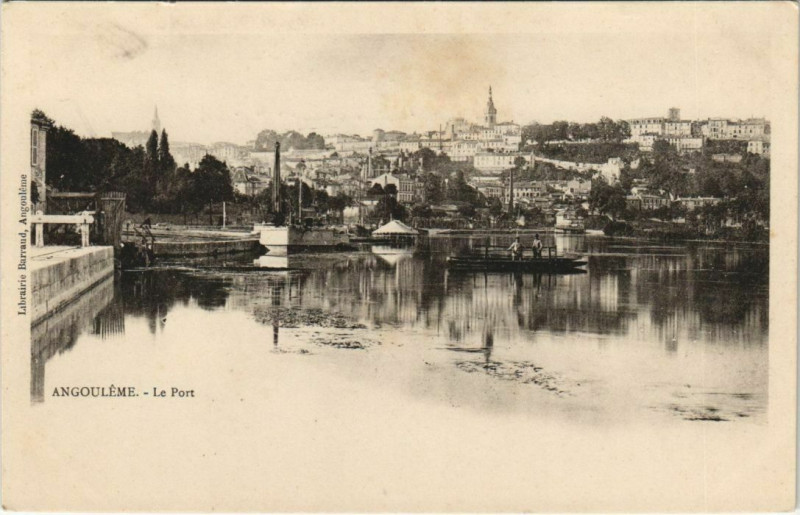 Carte postale ancienne Angouleme- Le Port France à Angoulême