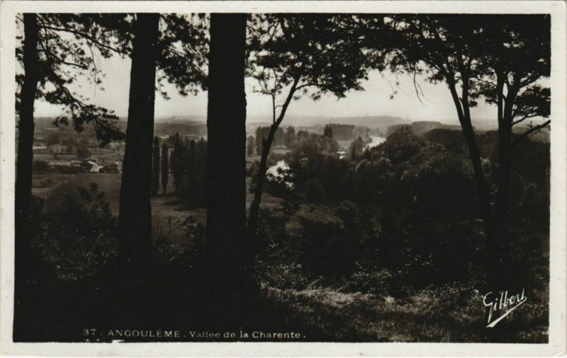 Carte postale ancienne Angouleme- Vallee de la Charente France à Angoulême