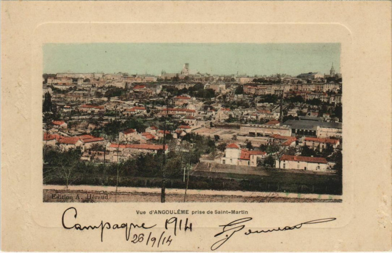 Carte postale ancienne Angouleme- France à Angoulême