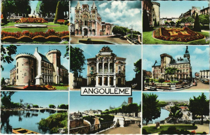 Carte postale ancienne Angouleme- souvenir France à Angoulême